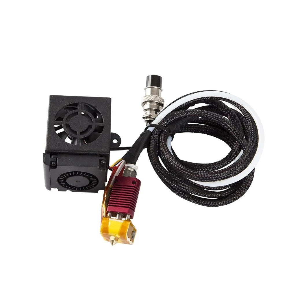 Pour Creality 3D CR-10S complet assemblé Extrudeuse Kit CR-10 Hotend Assembly Full Buse Kit complet assemblé Extrudeuse Kit Fan Cover 3