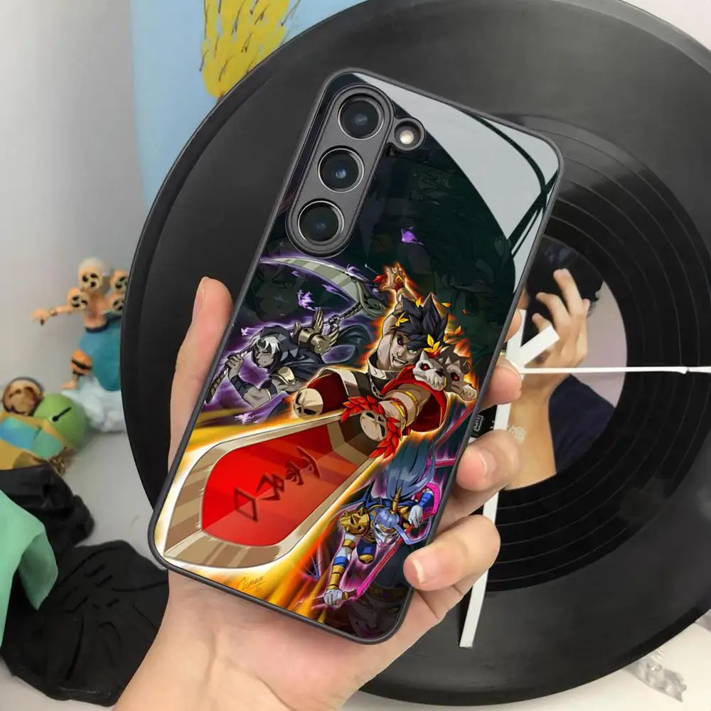 H-Hades 2 Game Zagreus Phone Case For Samsung Galaxy S26 S25 S24 S23 S22 S20 S21 Ultra Plus Fe Colored Silver Cover