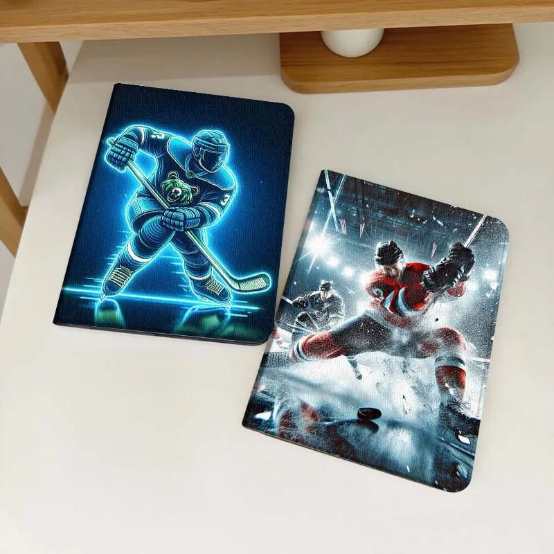 

Hockey Player Shooting Ice For Samsung Galaxy Tab S6 S8 S9 S10 Lite FE 10.4 11 Inch 2022 2024 Tablet Case