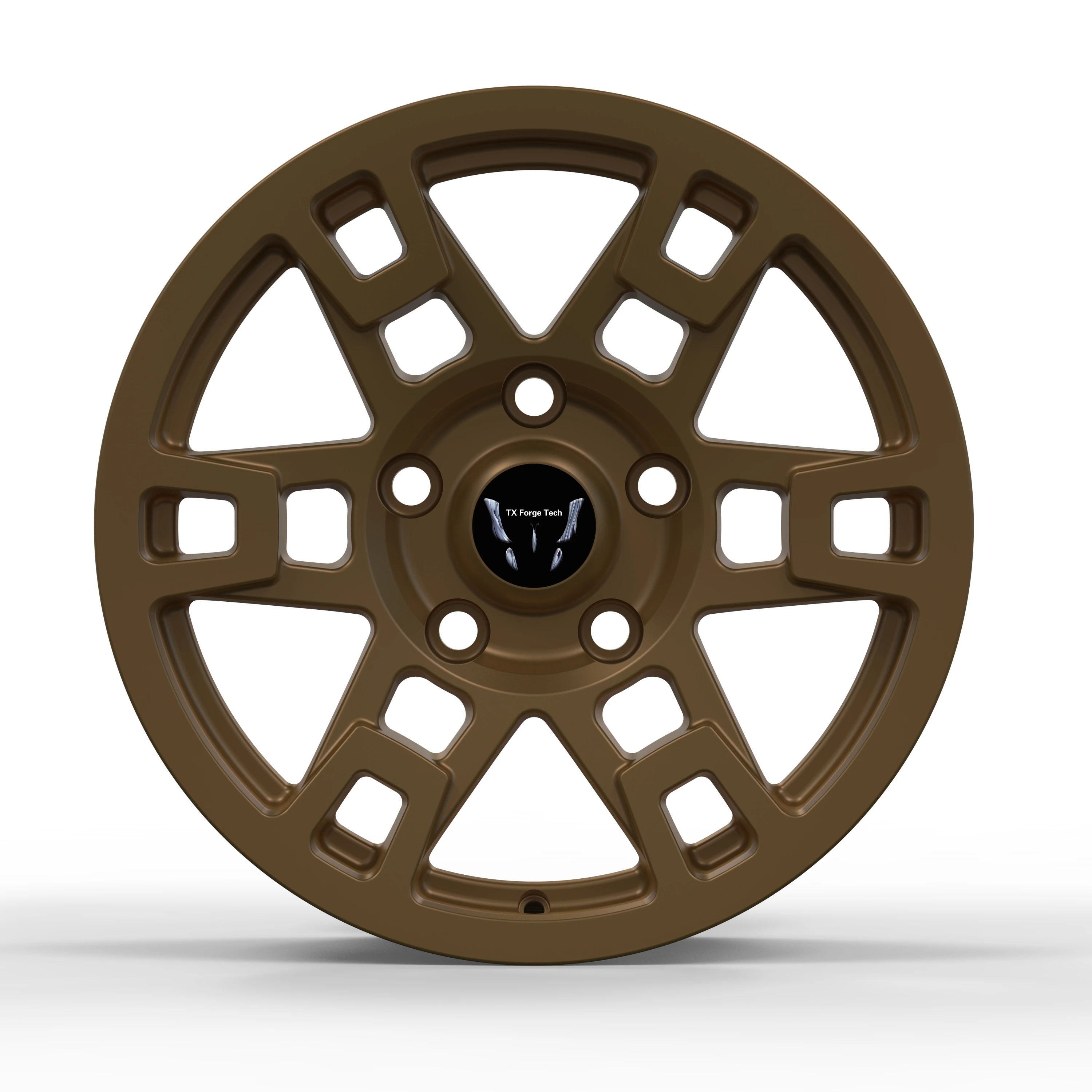 

Customized Forged Aluminum Alloy Wheels 17-24 Inch Anti-Skid Wheel Hub With Bronze Finish New Condition Off-Road Car Rims