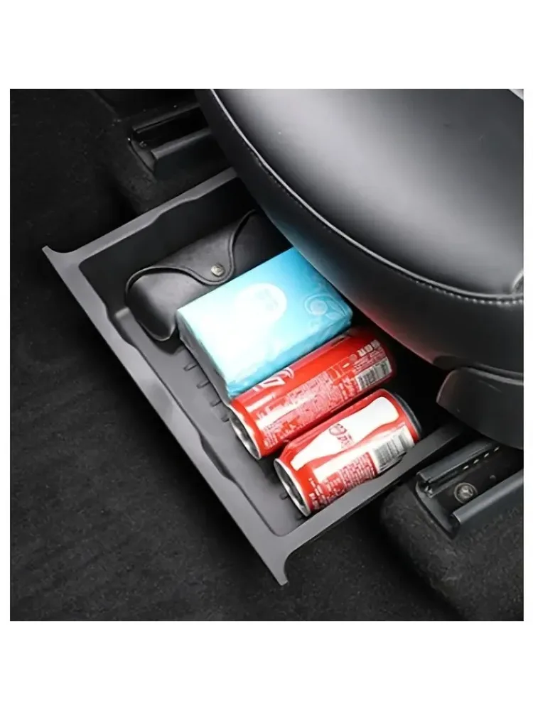 ABS opbergbox voor onder de autostoel, duurzame antislip opbergbak voor diverse spullen, gereedschap en persoonlijke voorwerpen - afbeelding 2