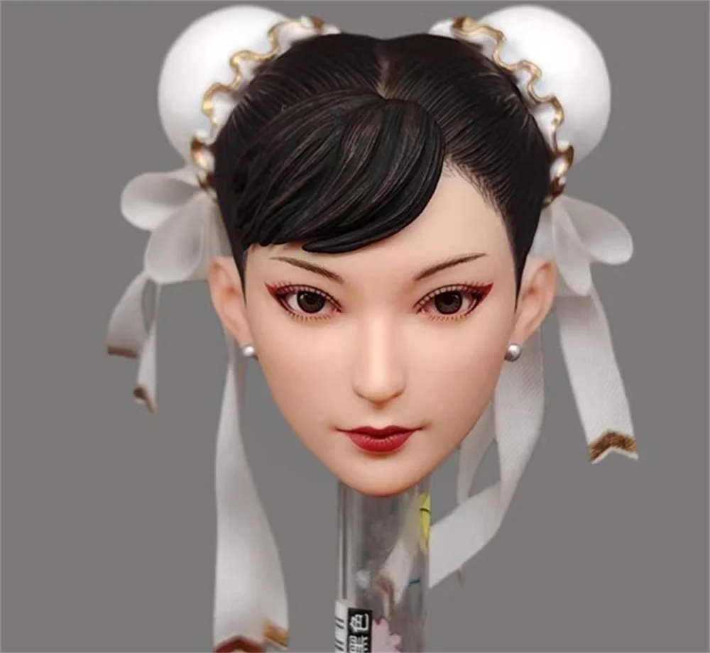 Figurine de collection 1/6 STAR MAN Toys Modèle MS-015 : Soldate Combattante Féminine Chun Li avec Têtes Interchangeables, Mains Variées, Vêtements, Manteau et Chaussures pour Figurines 12 pouces