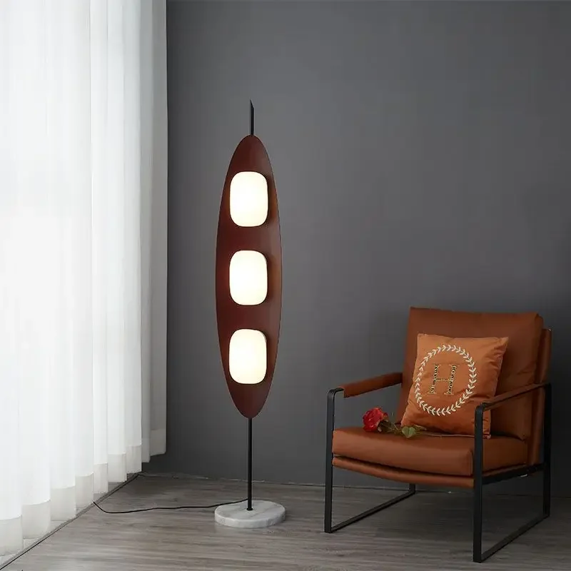 Mid-Ancient Living Room Sofa Floor Lamp Bedroom Creative Advanced Sense Sailing American Vertical Retro lamp