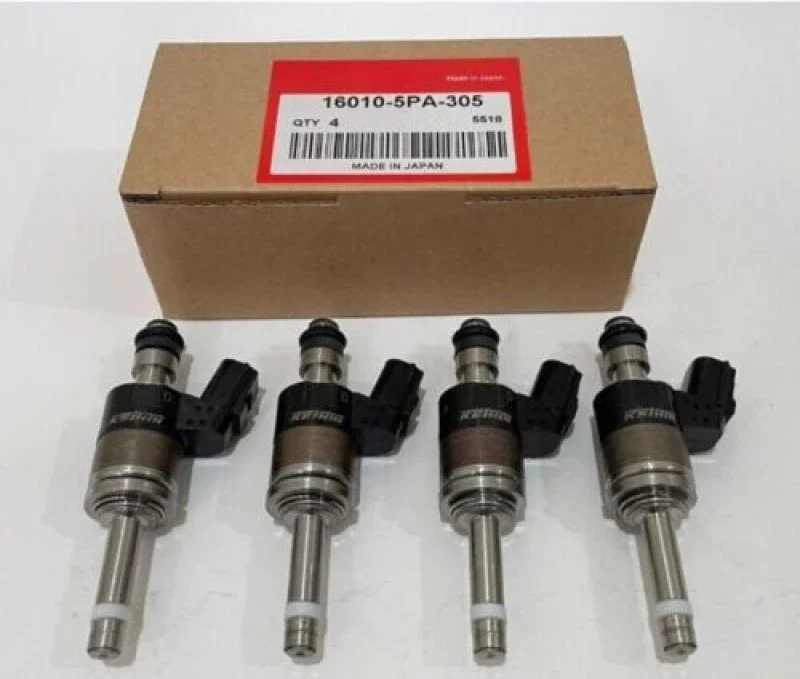 4 NEW OEM FUEL INJECTORS 16010-5PA-305 FOR ACCORD CR-V CIVIC Si 1.5L