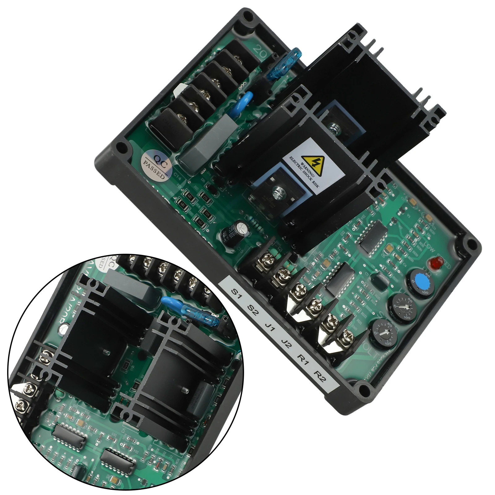 For Generator Boxes GAVR-20B Module 15.5*10*5 Mm Adjustable Voltage Range Regulator Alternator Adjustable Voltage Range