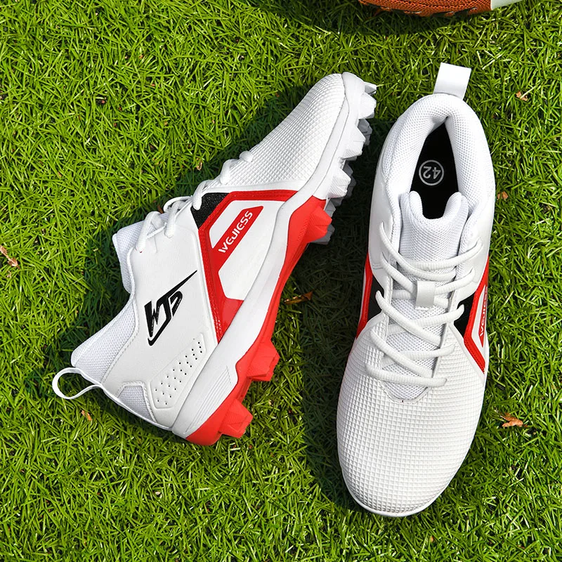 

Men Professional Baseball Shoes Training Long Spikes Softball Shoes Non-slip Cleats Stud Turf Boys Beginners Softball Sneakers