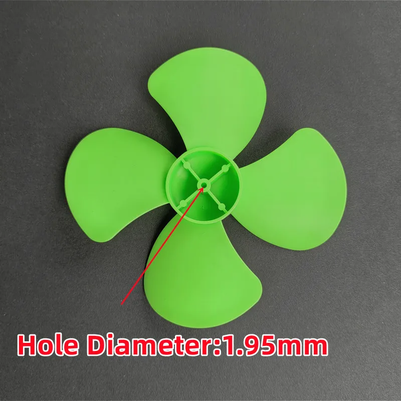 3pcs/lot 3 Sizes Multicolor three-blade Plastic Propeller Blade Diameter 60mm 80mm 100mm aperture 1.95mm