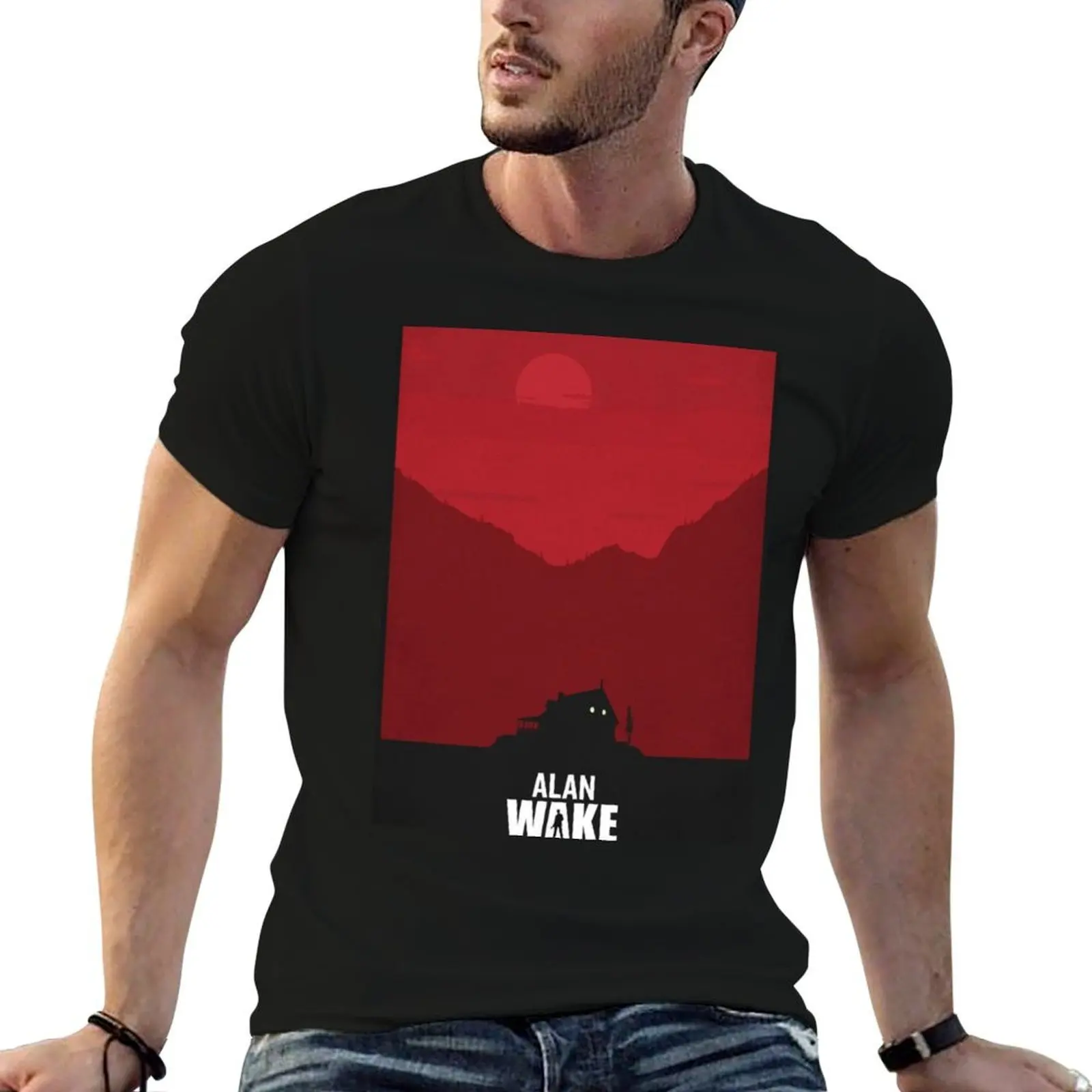 Alan Wake 2 T-Shirt animal prinfor boys korean fashion fruit of the loom mens t shirts