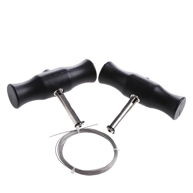 Car Windshield Removal Tool Windscreen Window Glass Cutting Wire + Handles Kit 40GF