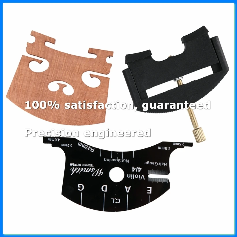 4/4 Violin String Lifter Change Violin Bridge Tools Violin Bridges Template Violin Accessories,Dark-A23R