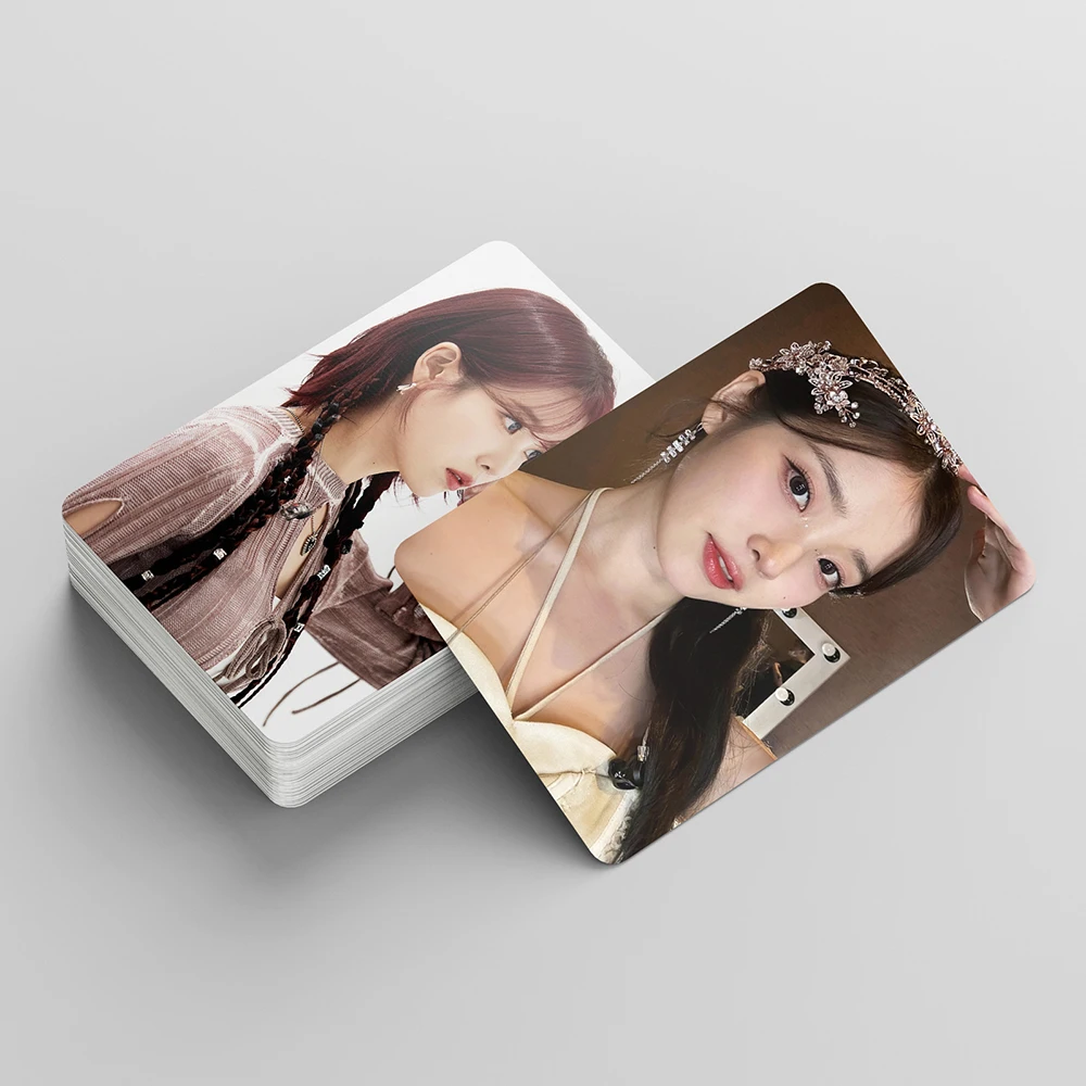 55pcs/set Kpop IU Lomo Cards High quality HD Photocard for fans collection LILAC Lee Ji Eun Fashion Cute Fans Gift