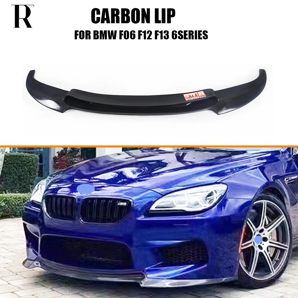 M6 Carbon Fiber Front Bumper Chin Lip for BMW F06  F12 F13  M6 4 Door & 2 Door & Convertible Only 12 - 17