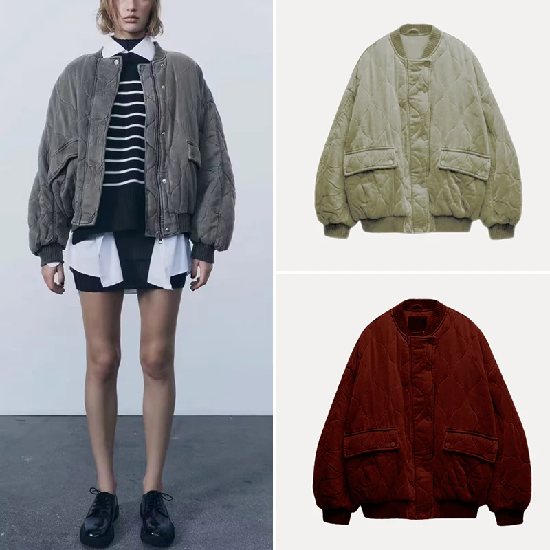 

Summer 2025 Women's Loose Pilot Jaet Cotton Coat Versatile Sle Long Sve Regular Length Casual Faion Z Brand