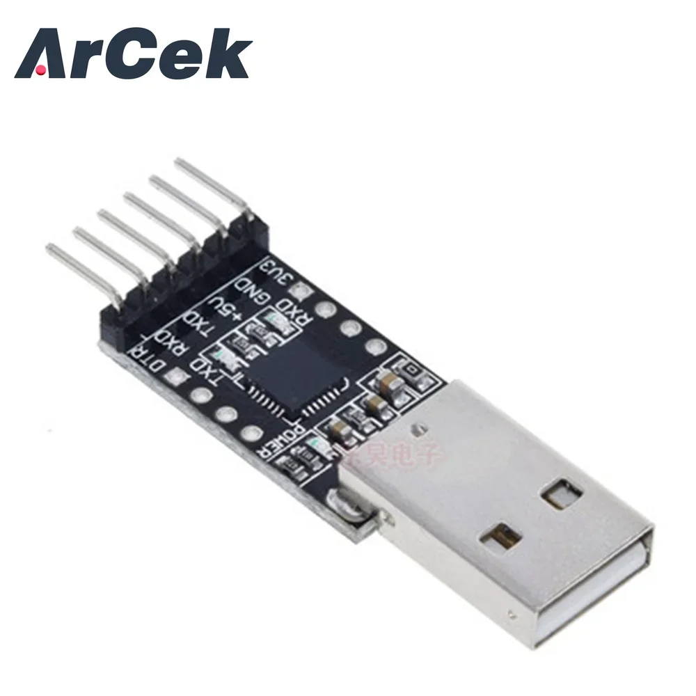 CP2102 USB 2.0 to TTL UART Module 6Pin Serial Converter STC Replace FT232 Adapter Module 3.3V/5V Power