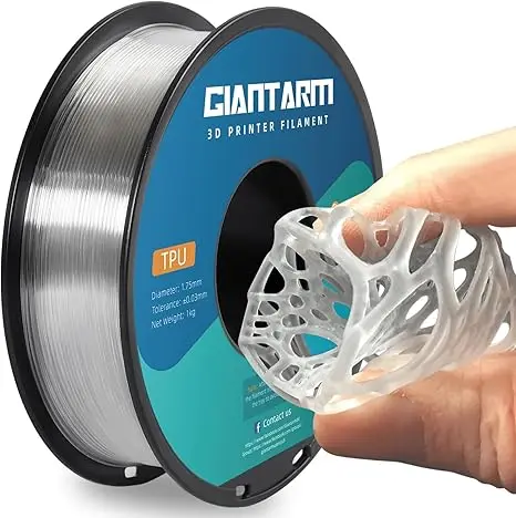 GIANTARM TPU Filament 1,75mm 1kg Shore 95A Weich Flexibel Leicht zu Drucken Kompatibel mit FDM 3D-Druckern