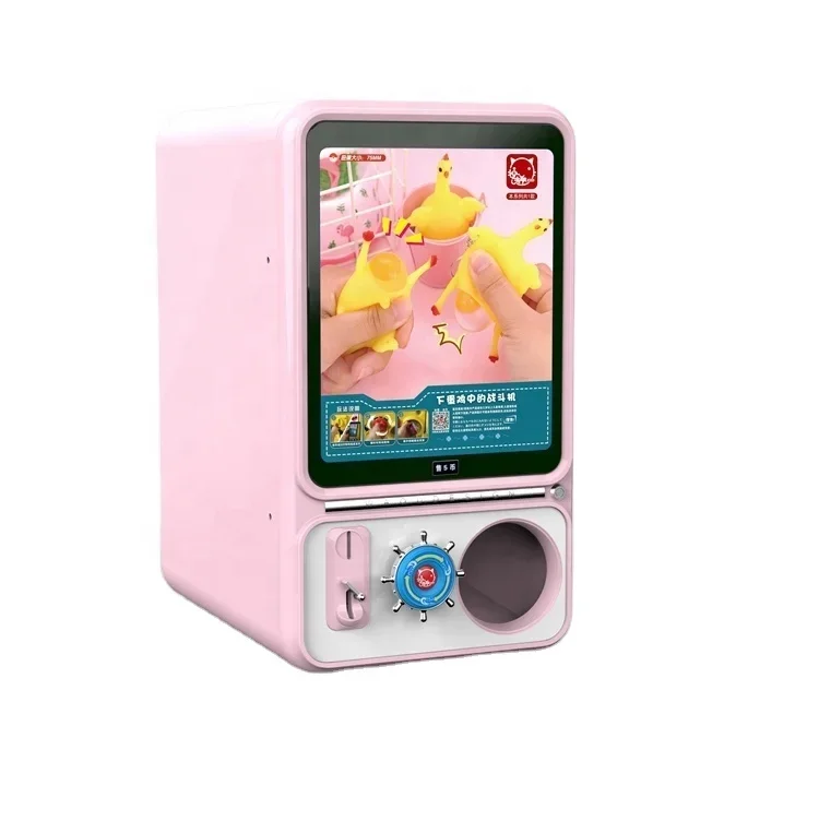 Electronic Coin Capsule Vending Machine , Fairground Arcade Vending Game Machine Candy