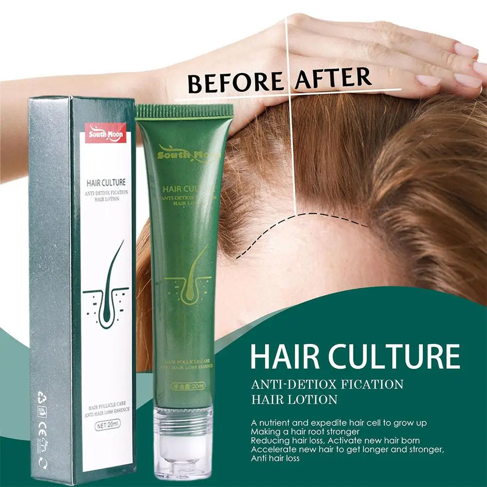 Anti-Hair Loss Serum Thinning Balding Treatment Oil Strengthen Hair Roots For Scalp Health Care Essence 20ml
