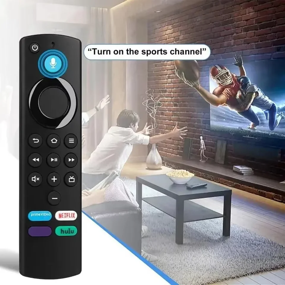Control remoto Bluetooth de voz de repuesto para Fire TV Stick 4K Max 3.ª generación, Stick Lite, Cube, controlador de TV inteligente, compatible con Alexa 4