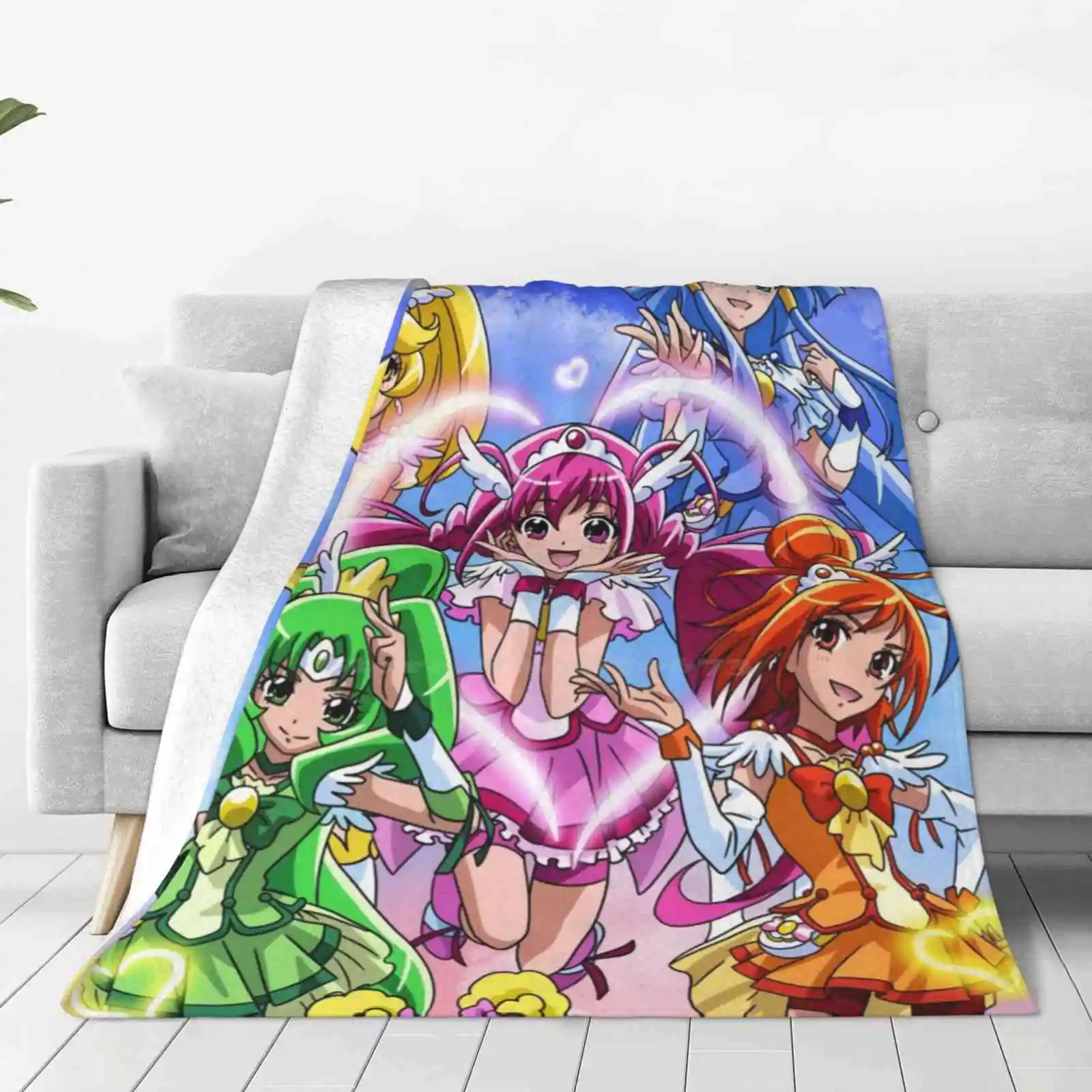 Precure Smile Top Quality Comfortable Bed Sofa Soft Blanket Precure Pretty Cure Anime Manga