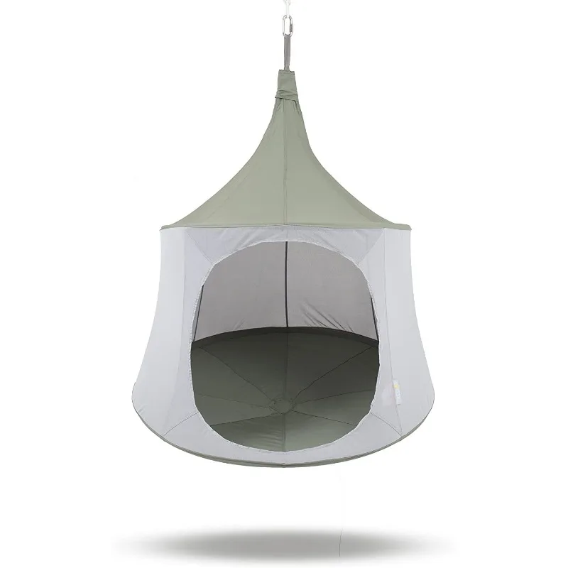 New hanging camping yurt, sunshade aerial tent, casual indoor and outdoor swing, waterproof