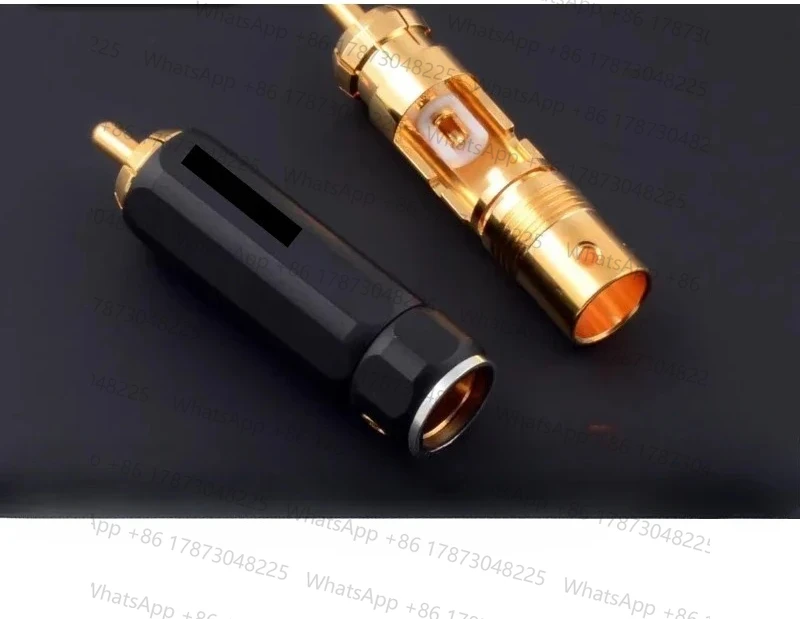 

Original F-U-R-U-T-E-C-H Guhe FP-110 (G) Gold Plated R-C-A Signal Cable Plug