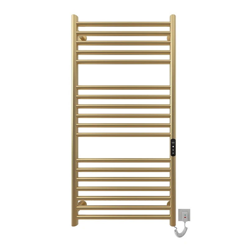 

Electrically Heated Towel Rack G319 Gold Bathroom Bathroom Perforated Free Towel Bar Intelligent Thermostatic Drying Shelf