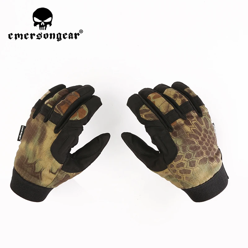 Emersongear Tactical Lightweight Camouflage Gloves Combat Full Finger Hand Protective Gear Handwear Hunting Hiking Outdoor MR