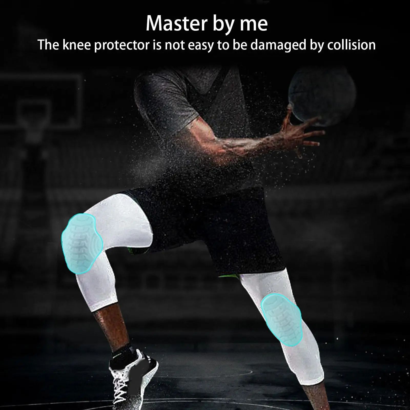 Professional Honeycomb Crashproof Knee Support Protective Sport Gear Leg Knee Pads Breathable Bandage Basketball Knee Brace 1pc