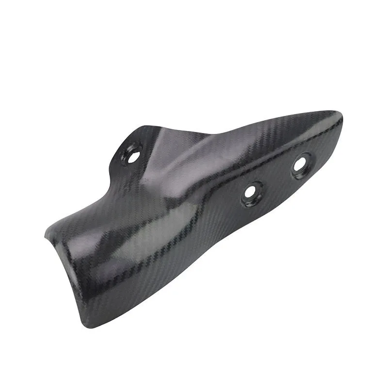 

5 изоляционных чехлов из углеродного волокна для выхлопных систем мотоциклов, подходящих для Qianjiang new Sai600, модифицированные защитные чехлы от ожогов.