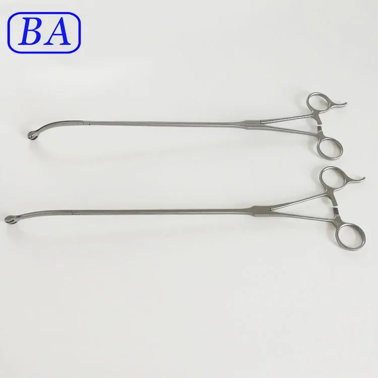 Pinza per presa linfonica in acciaio inossidabile per toracoscopia medica