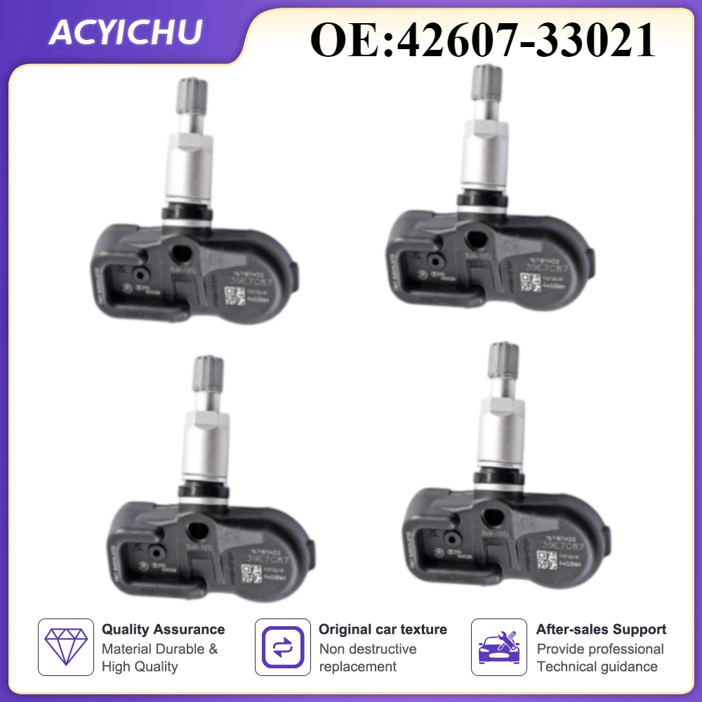 42607-33021 TPMS Tire Tyre Pressure Monitoring Sensor PMV-107J For Toyota 4runner Corolla Fj Cruiser 2006-2020 315MHz Car auto