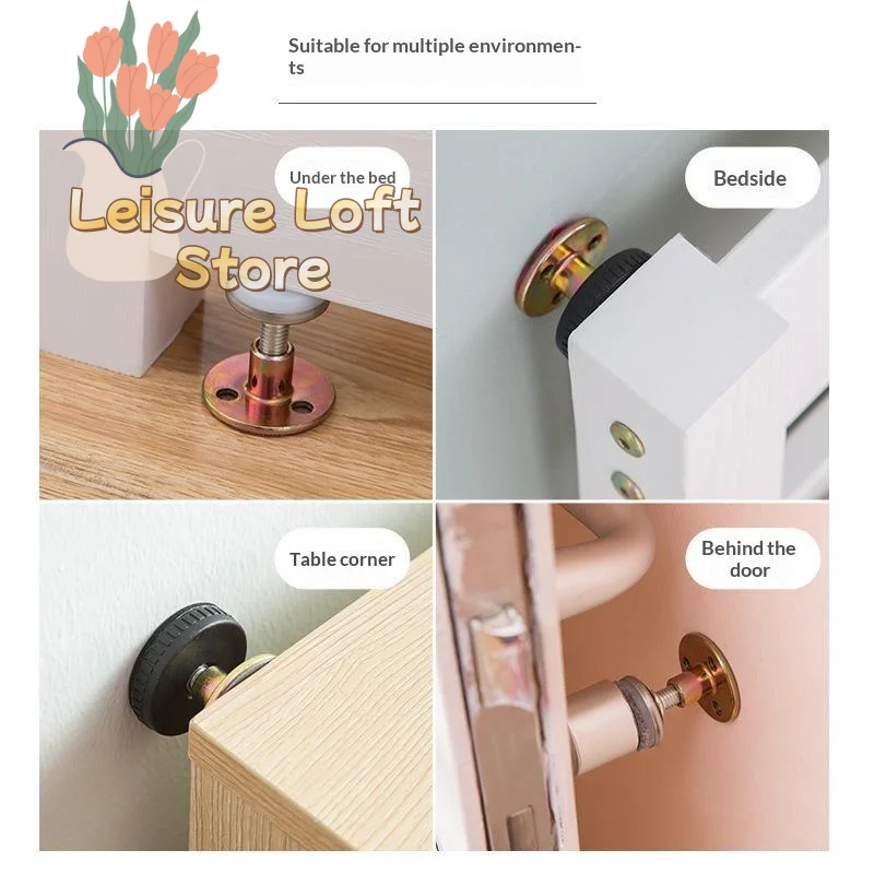 2Pcs Adjustable Bed Frame Anti-Shake Tools Self-Adhesive Thread Headboard Fixer Stop Squeaking for Home Dorm Bedroom