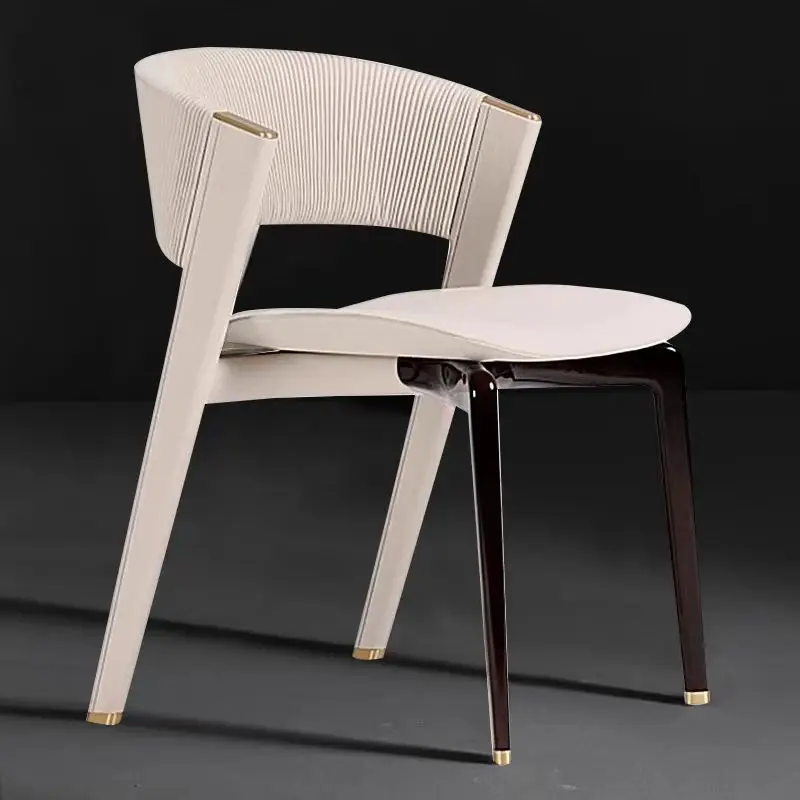 

Italian Minimalist Home Dining Chair Solid Wood High-end Nordic Modern Simple Chair Bonito Y Funcional Dining Room Furniture