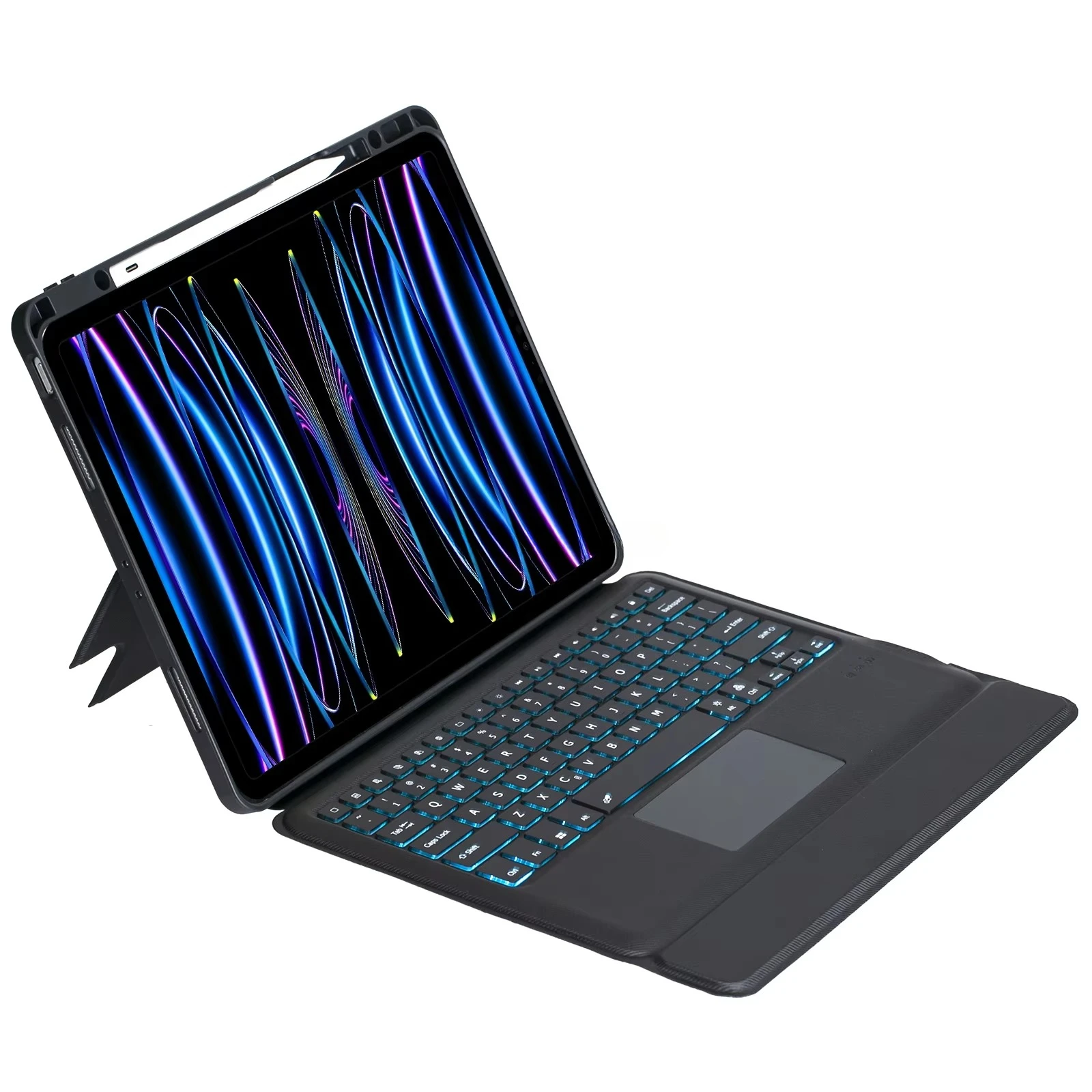 

Fast Drop Shipping Smart Split Case Cover for iPad Pro 12.9 20212022 Case Wireless Keyboard With Pencil Holder Trackpad