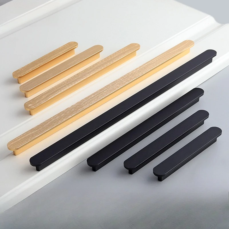 أزياء نحى سبائك الألومنيوم خزانة تسحب - المطبخ دولاب مقابض للخزانة درج خزانة المقابض الأثاث باب الغرفة #3