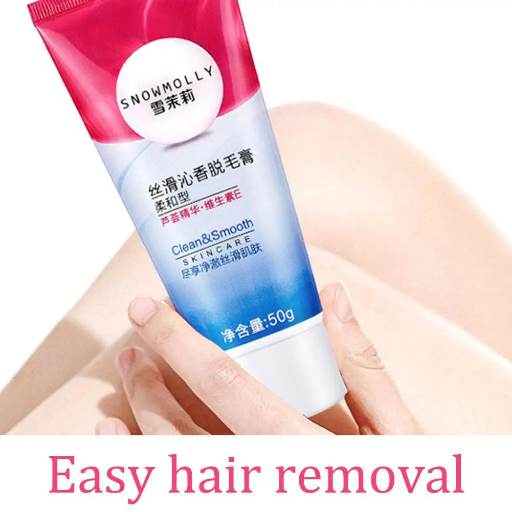 

50g Fast Hair Removal Creams Painless Permanent Removes Beard Shrink Private Pores Depil Underarm Whitening Hairs Skin Legs V2D8