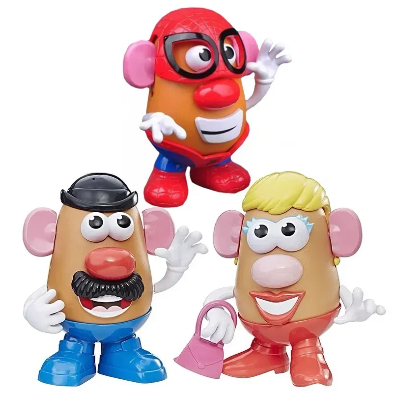 Hasbro Mr Potato Head Action Figure Toy Story Marvel Spiderman Assembled Doll Ornaments Kids Birthday Gifts