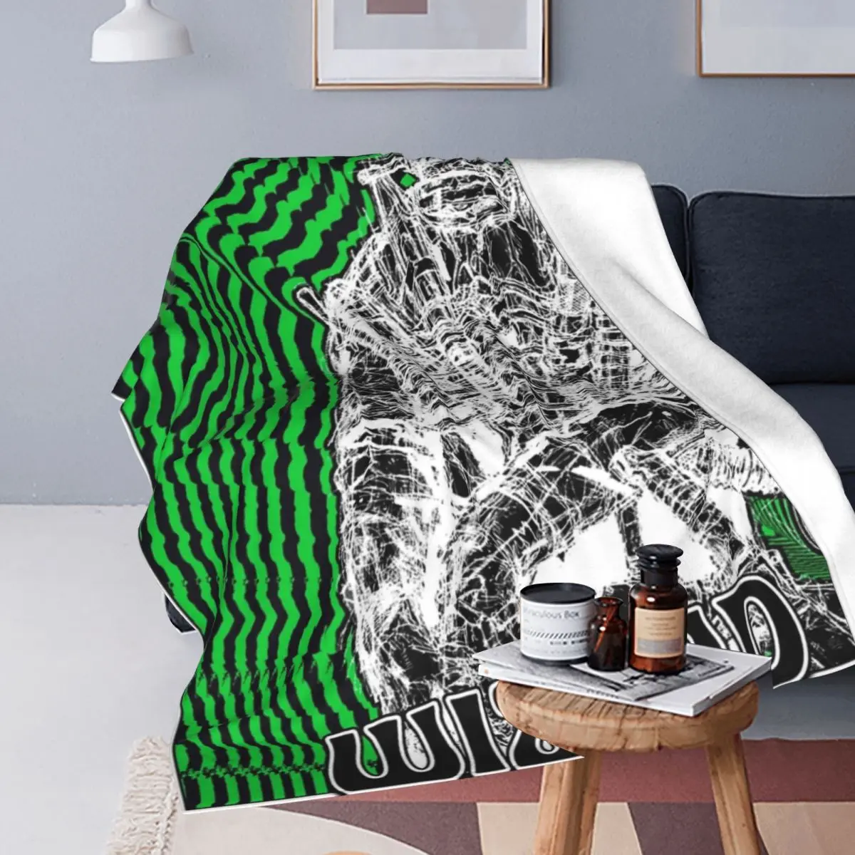 Electric Wizard Dorohedoro Blanket Anime Flannel Funny Warm Throw Blanket for Bedspread Summer