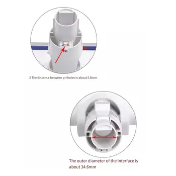 A20F-LED hlavice kartáče na podlahu pro Xiaomi Mijia 1C K10/ Mijia G9 G10 / Dreame V8/V9B/V9P/V11 hlavice kartáče do vysavače 8 nejlepší prodej hlavice kartáčku dreame v11 - №8