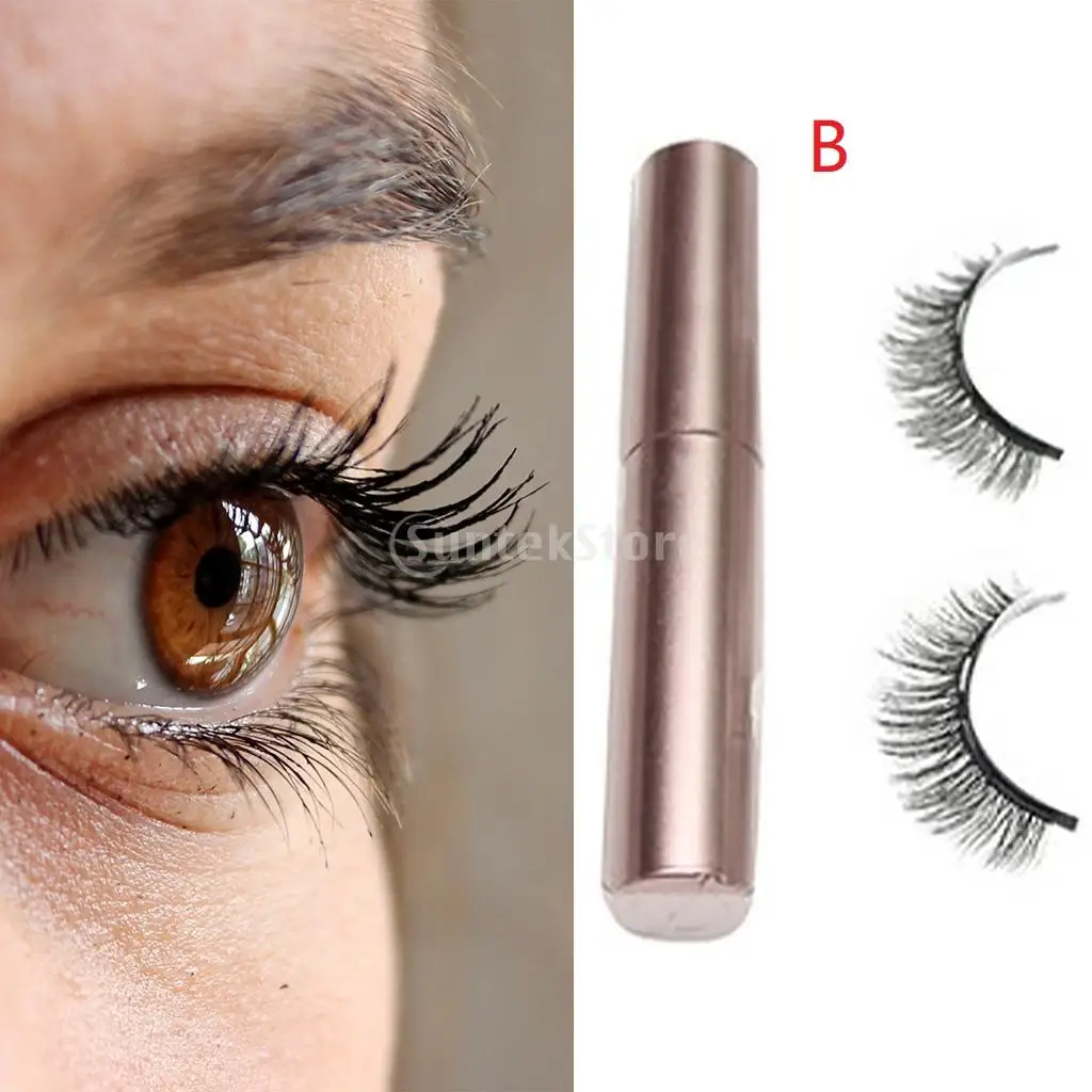 Ciglia magnetiche con eyeliner Kit di estensione naturale per il trucco delle riunioni di compleanno