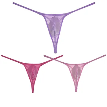 Seksi erkek Şeffaf G-string Transparan Mini Bikini Külot Ultra Ince Tangas Nefes Kese Tangas Jockstrap İç Sissy