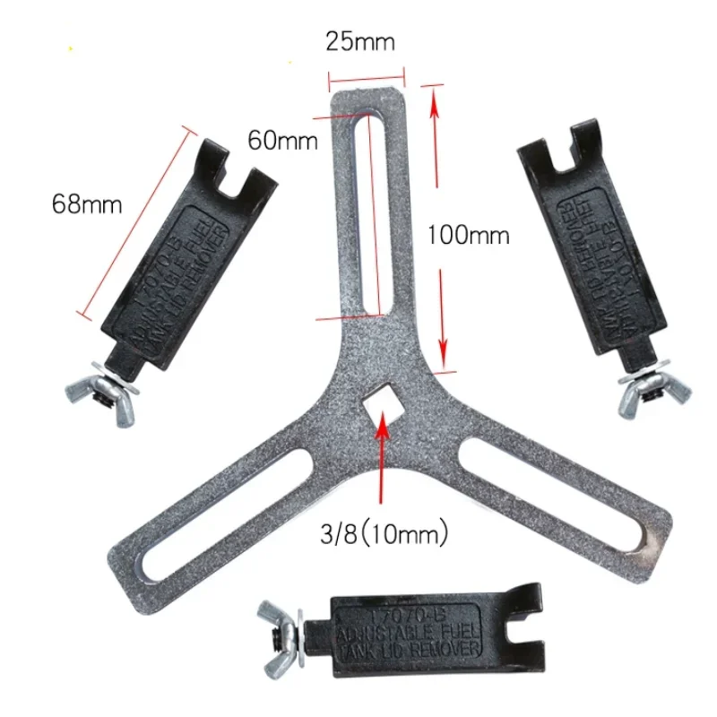 자동차 연료 탱크 커버 분해 도구 세트, 스트레이트 벤딩 연료 탱크 펌프 분해 제거 도구
