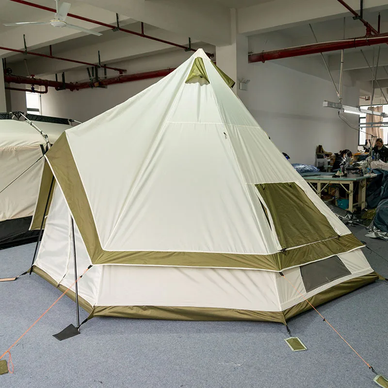 Индивидуальный элегантный дизайн, ткань Оксфорд, палатка Индианы Белл, открытый кемпинг, юрта