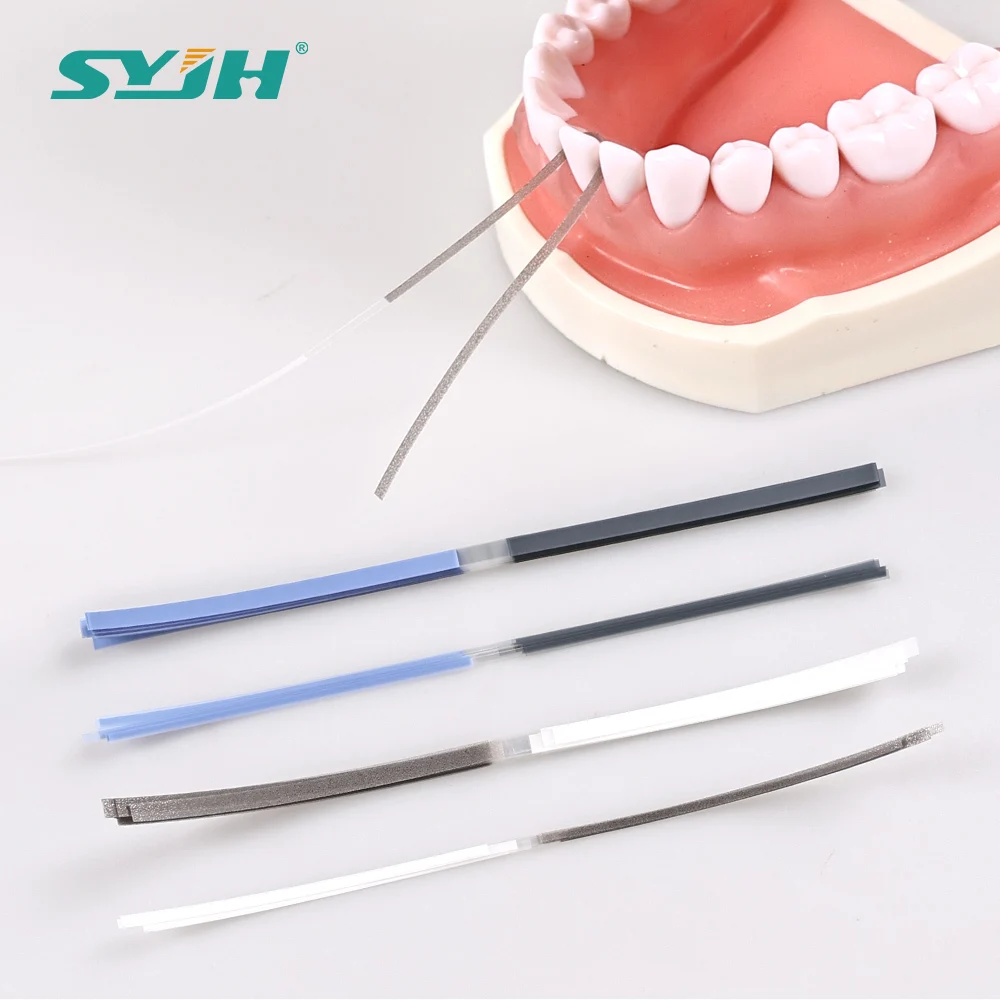 40pcs/tube Dental Polishing Strips for Polishing for Composite Interproximal Application Finishing Dental Lab Polishing Material
