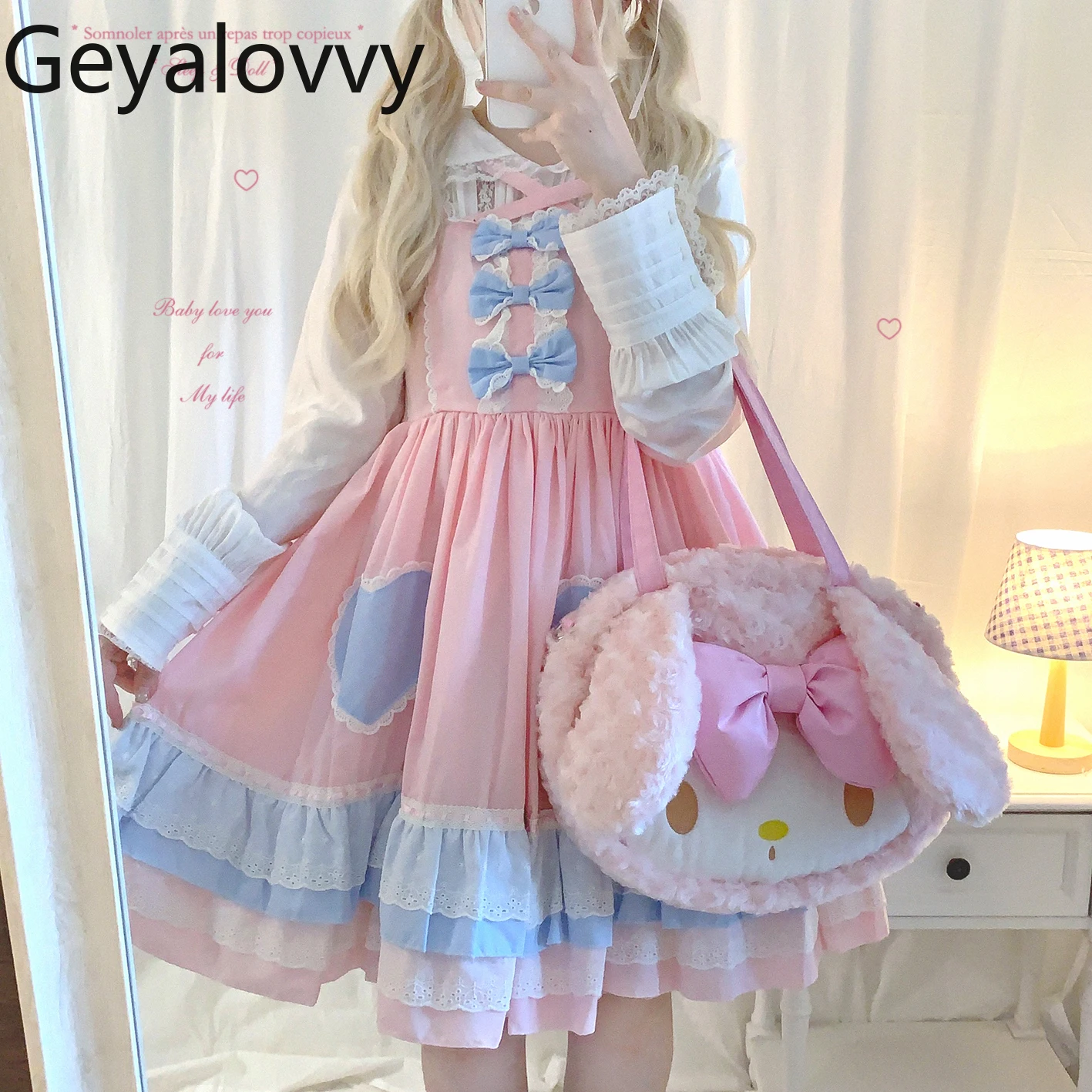 Doce rosa azul coração bonito laço arco em camadas plissado bolo cinta vestido verão moda casual vestidos curtos para menina 2025 novo