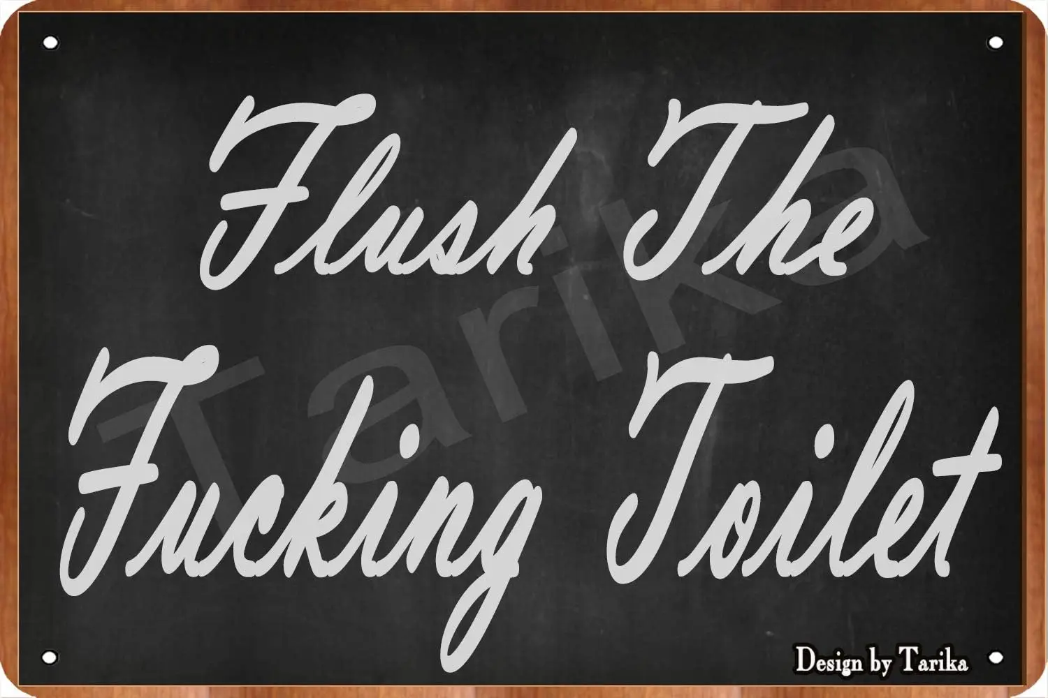 Metallschilder „Flush The Toilet“, Vintage-Toiletten-Dekor, Blechposter, Wanddekoration für Zuhause, Badezimmer, Club