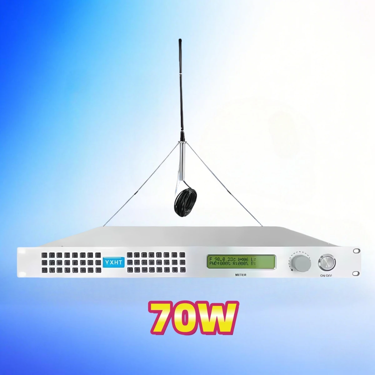 

YXHT-1 1U 70 Вт FM-передатчик + антенна + кабель для радиостанции церковной школы
