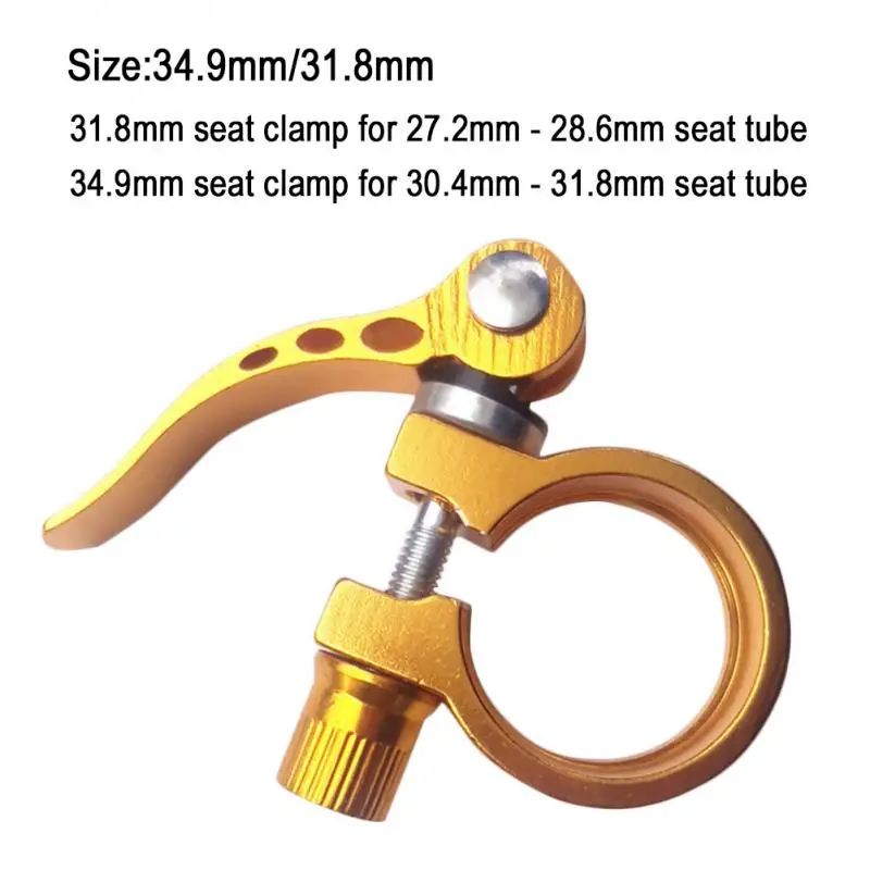 

200Pcs/Lot Brand New Quality Solid Bicycle Cycling Quick Release Seat Post Clamp Sit Tube Clip