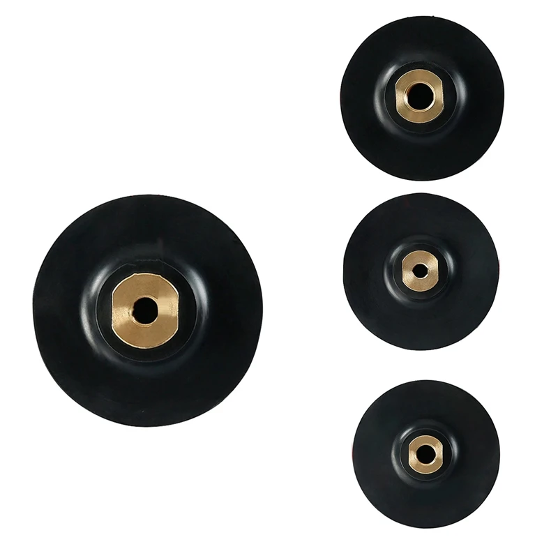 Rubber Backing Pad Polishing Grinding Disc Holder For Angle Grinder Abrasive Self-Adhesive Grinding Backing Pad