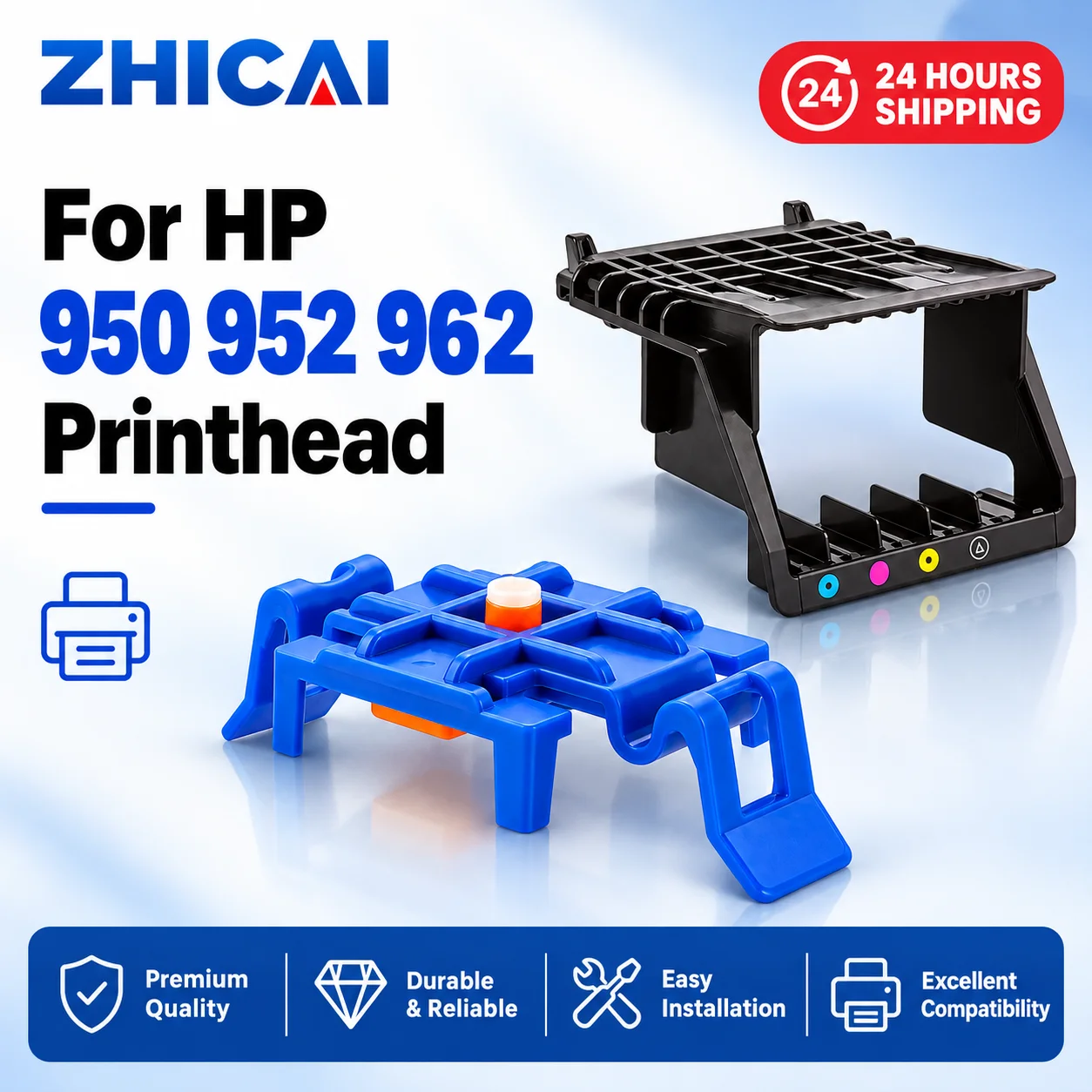 For HP 950 952 953 954 955 962 965 Printhead protective cove For HP Officejet Pro 7740 8210 8218 8715 8720 Printer Accessories